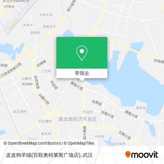 皮皮狗羊绒(百联奥特莱斯广场店)地图