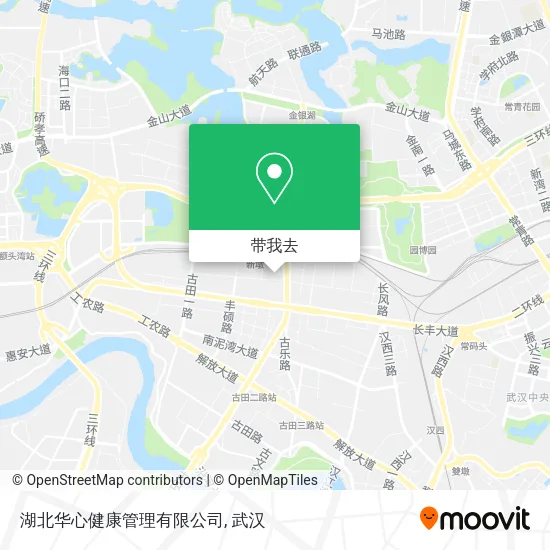 湖北华心健康管理有限公司地图