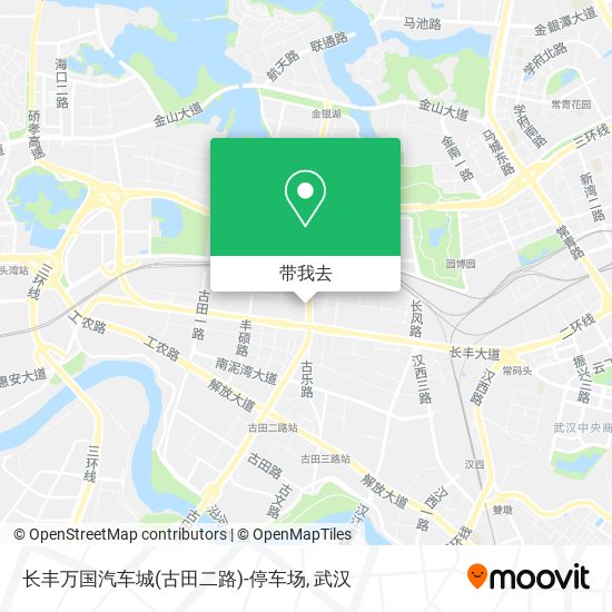 长丰万国汽车城(古田二路)-停车场地图