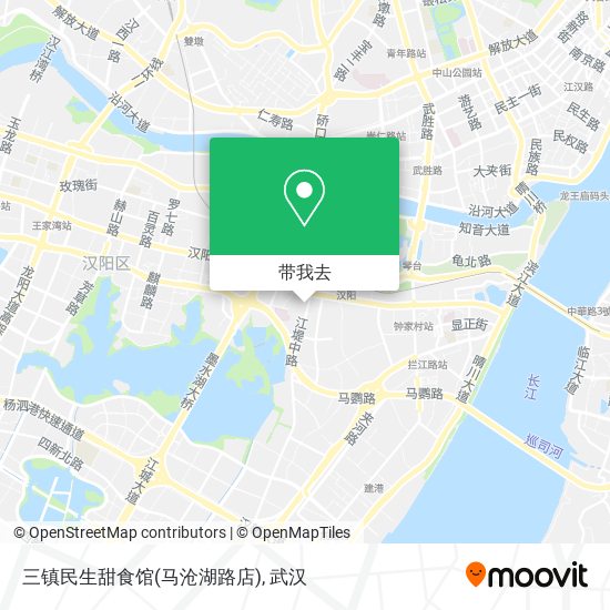 三镇民生甜食馆(马沧湖路店)地图