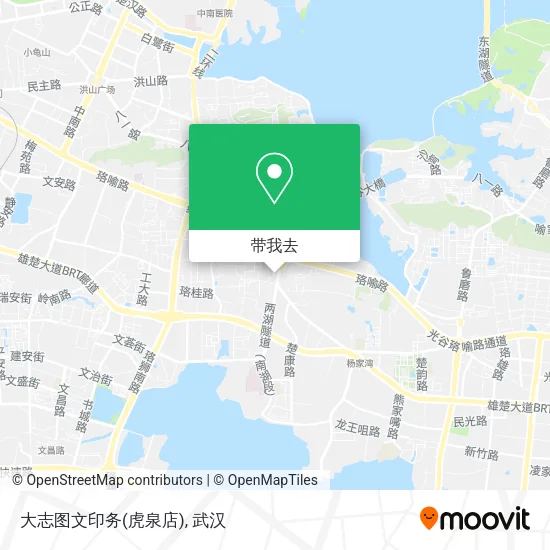 大志图文印务(虎泉店)地图