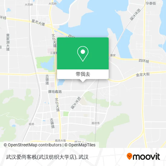 武汉爱尚客栈(武汉纺织大学店)地图