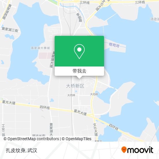扎皮纹身地图