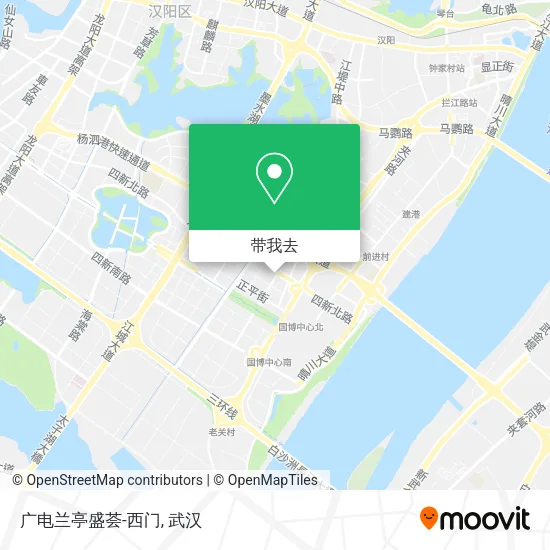 广电兰亭盛荟-西门地图