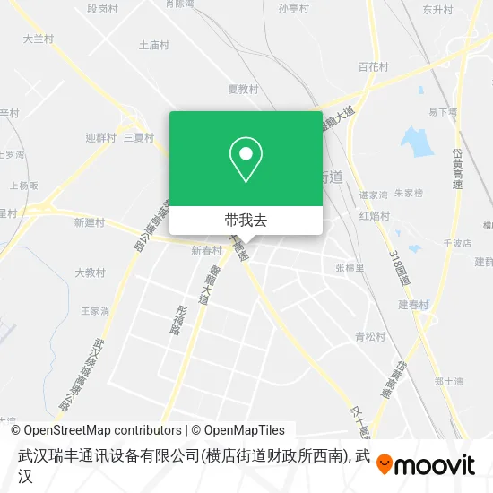 武汉瑞丰通讯设备有限公司(横店街道财政所西南)地图