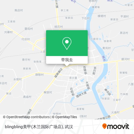 blingbling美甲(木兰国际广场店)地图