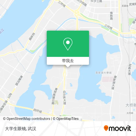 大学生眼镜地图