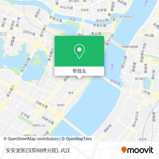 安安宠医(汉阳锦绣分院)地图