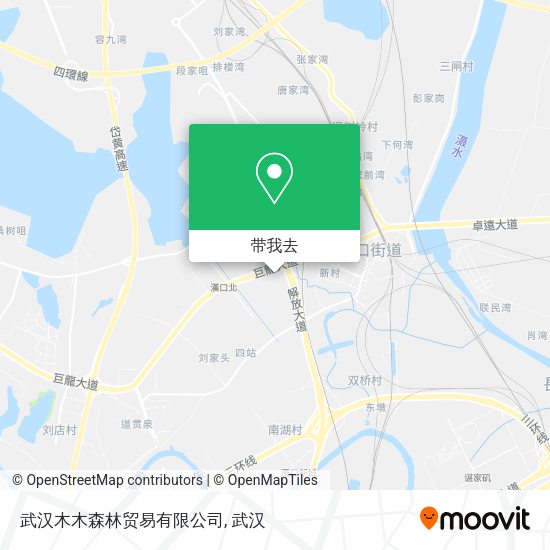 武汉木木森林贸易有限公司地图