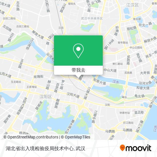 湖北省出入境检验疫局技术中心地图