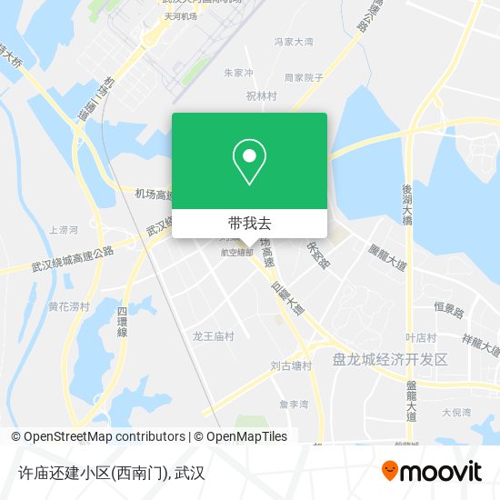 许庙还建小区(西南门)地图