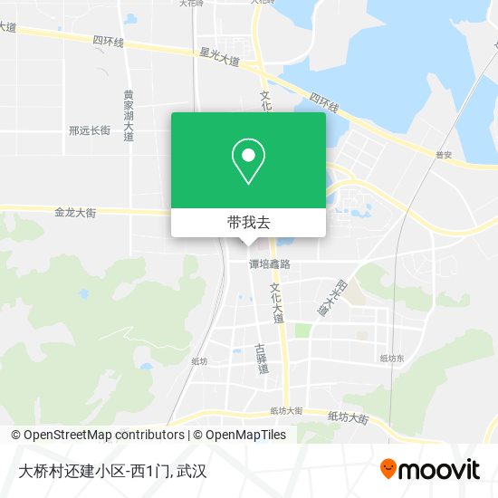 大桥村还建小区-西1门地图