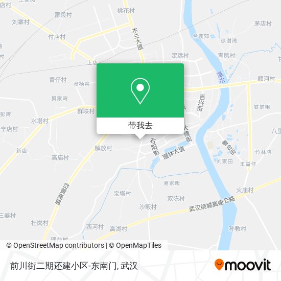 前川街二期还建小区-东南门地图