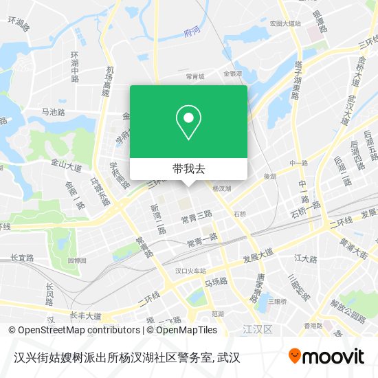 汉兴街姑嫂树派出所杨汊湖社区警务室地图