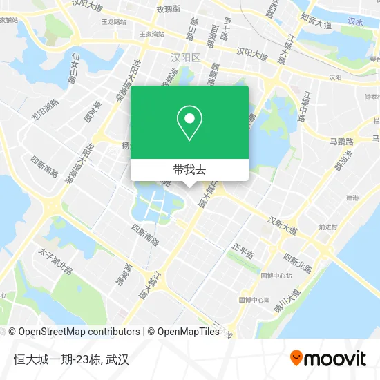恒大城一期-23栋地图