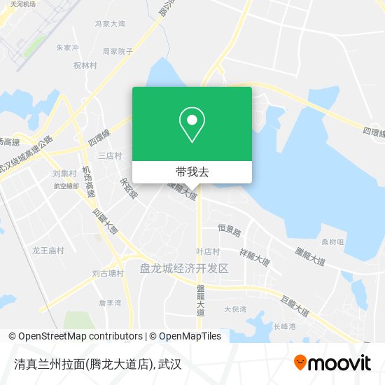 清真兰州拉面(腾龙大道店)地图