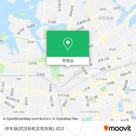 停车场(武汉轻机宾馆东南)地图