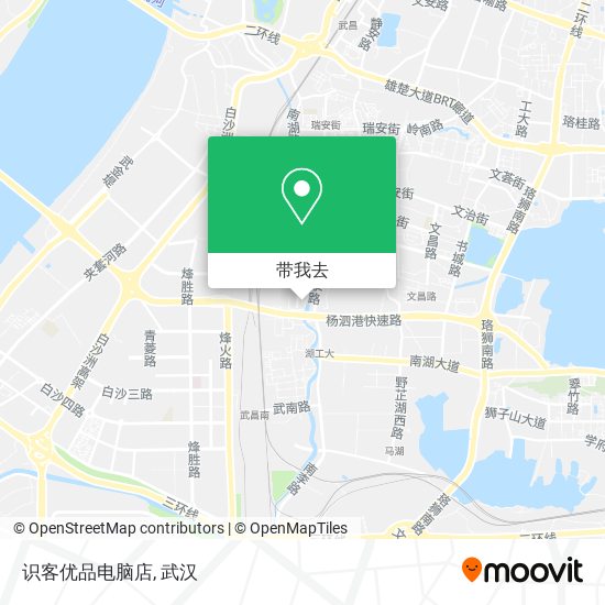 识客优品电脑店地图