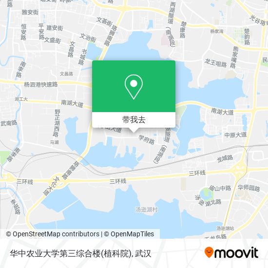 华中农业大学第三综合楼(植科院)地图