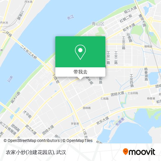 农家小炒(冶建花园店)地图