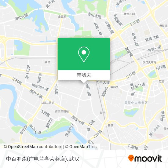 中百罗森(广电兰亭荣荟店)地图