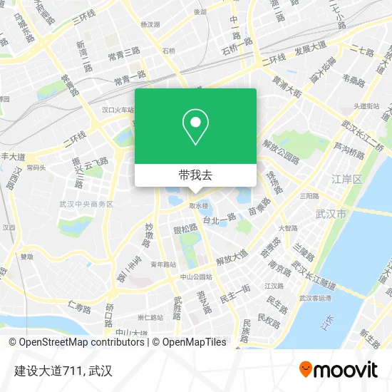 建设大道711地图