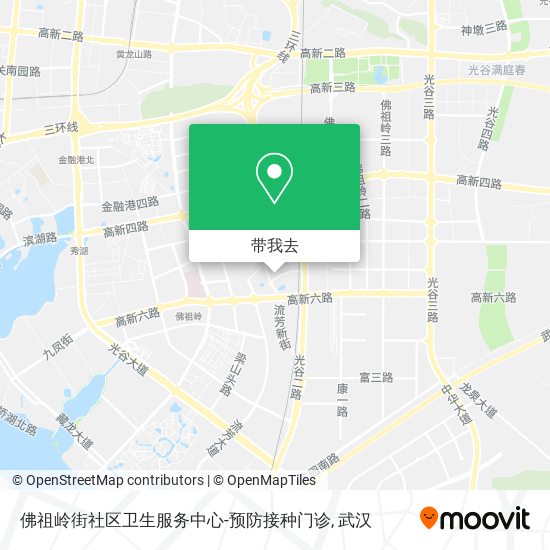 佛祖岭街社区卫生服务中心-预防接种门诊地图
