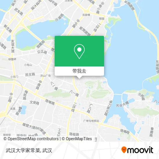 武汉大学家常菜地图
