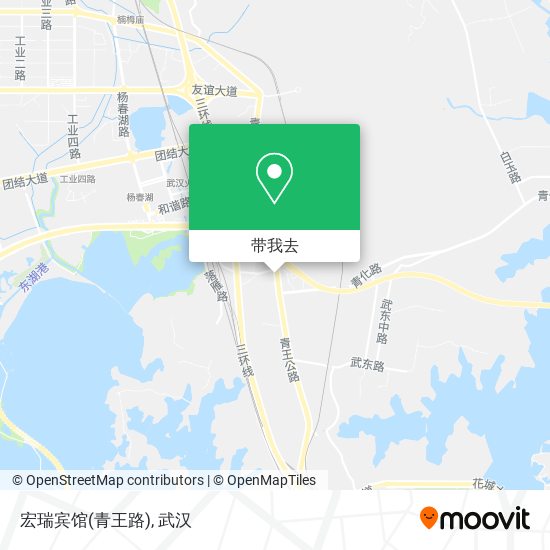 宏瑞宾馆(青王路)地图