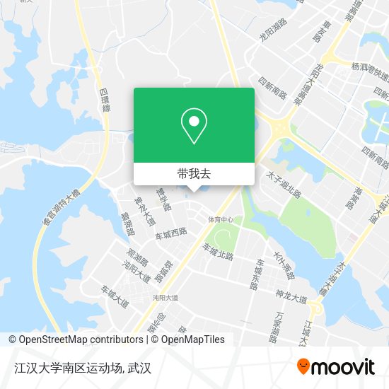 江汉大学南区运动场地图