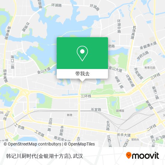 韩记川厨时代(金银湖十方店)地图