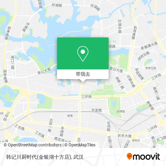 韩记川厨时代(金银湖十方店)地图