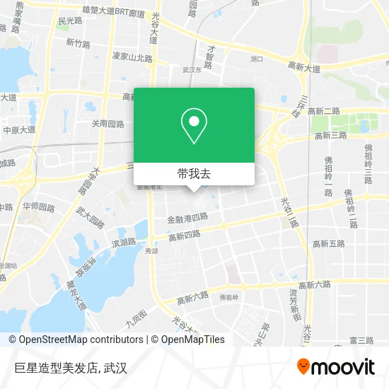 巨星造型美发店地图