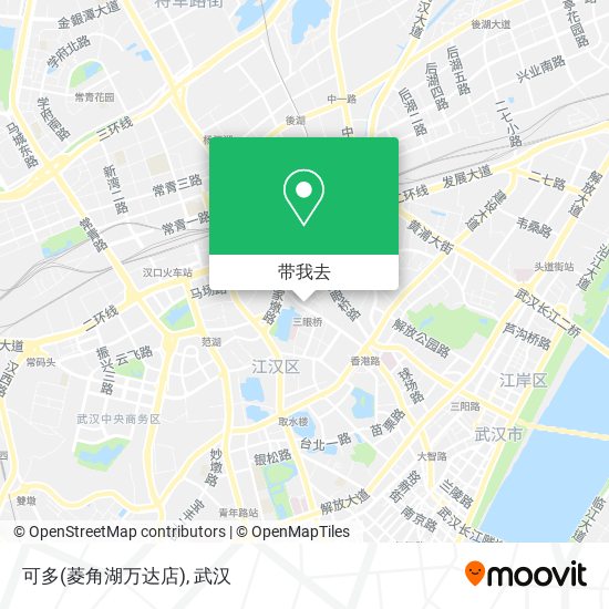 可多(菱角湖万达店)地图