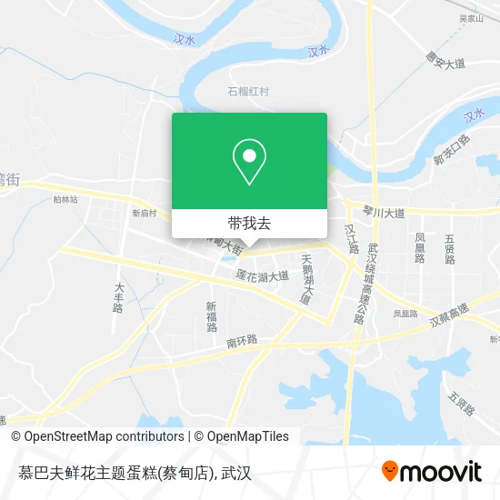 慕巴夫鲜花主题蛋糕(蔡甸店)地图
