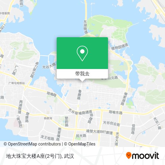 地大珠宝大楼A座(2号门)地图