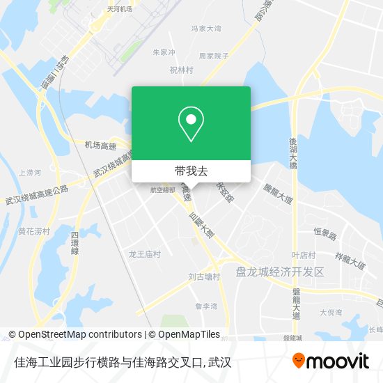佳海工业园步行横路与佳海路交叉口地图