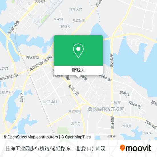 佳海工业园步行横路/港通路东二巷(路口)地图