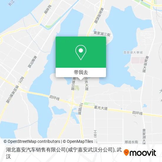 湖北嘉安汽车销售有限公司(咸宁嘉安武汉分公司)地图