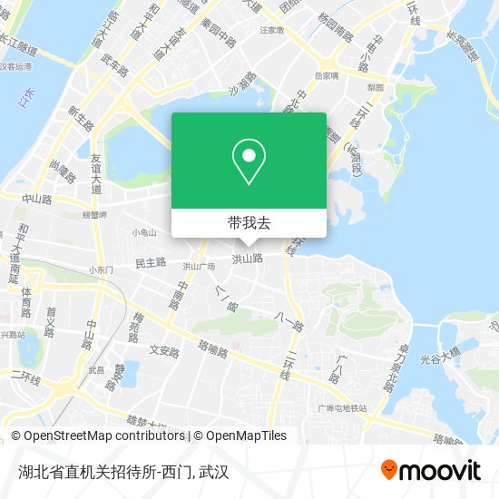 湖北省直机关招待所-西门地图