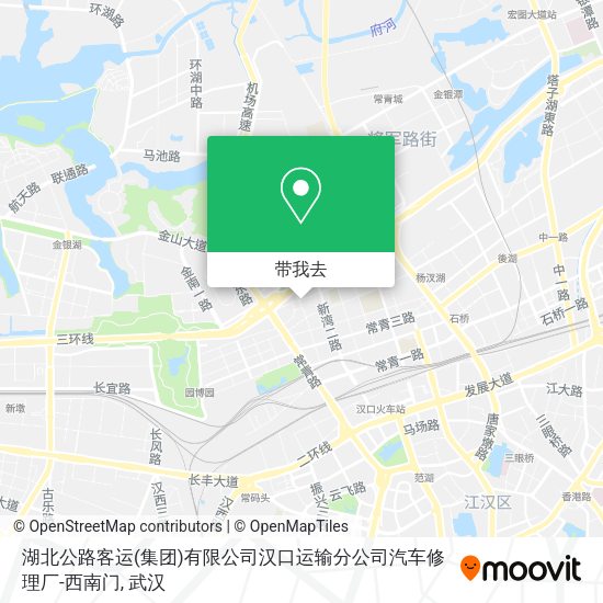 湖北公路客运(集团)有限公司汉口运输分公司汽车修理厂-西南门地图