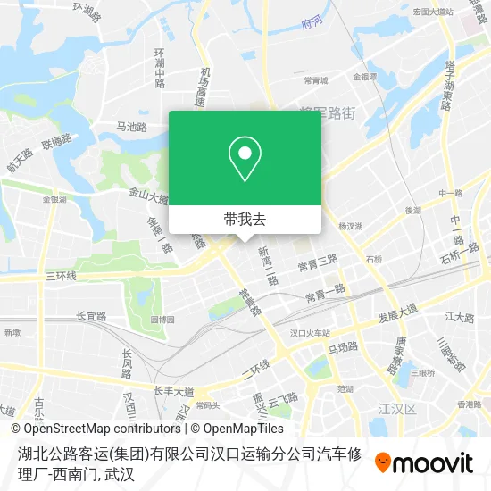 湖北公路客运(集团)有限公司汉口运输分公司汽车修理厂-西南门地图