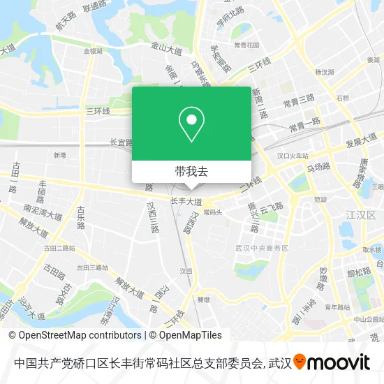 中国共产党硚口区长丰街常码社区总支部委员会地图