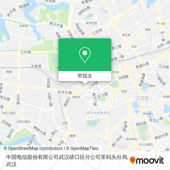 中国电信股份有限公司武汉硚口区分公司常码头分局地图
