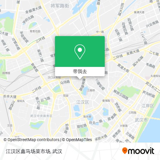 江汉区鑫马场菜市场地图