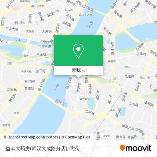 益丰大药房(武汉大成路分店)地图