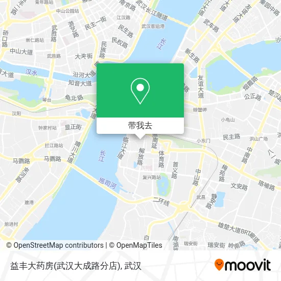 益丰大药房(武汉大成路分店)地图
