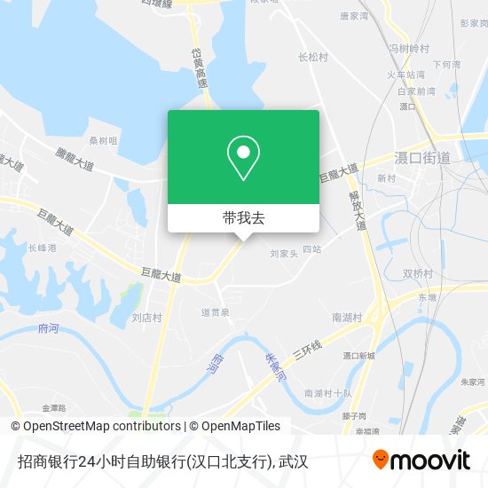 招商银行24小时自助银行(汉口北支行)地图