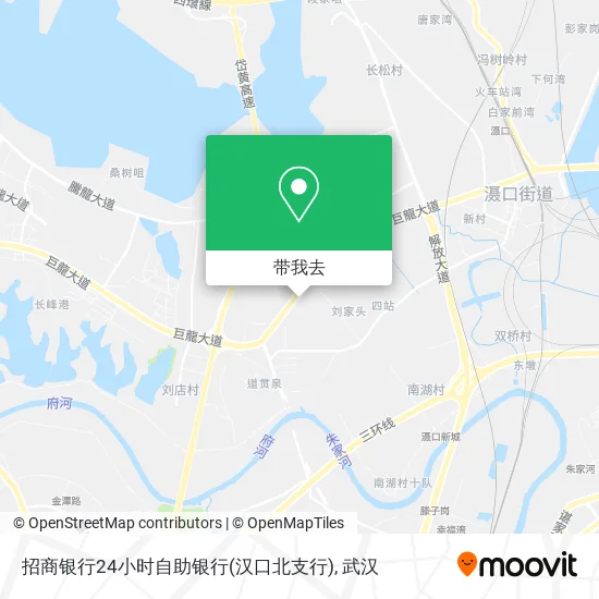 招商银行24小时自助银行(汉口北支行)地图