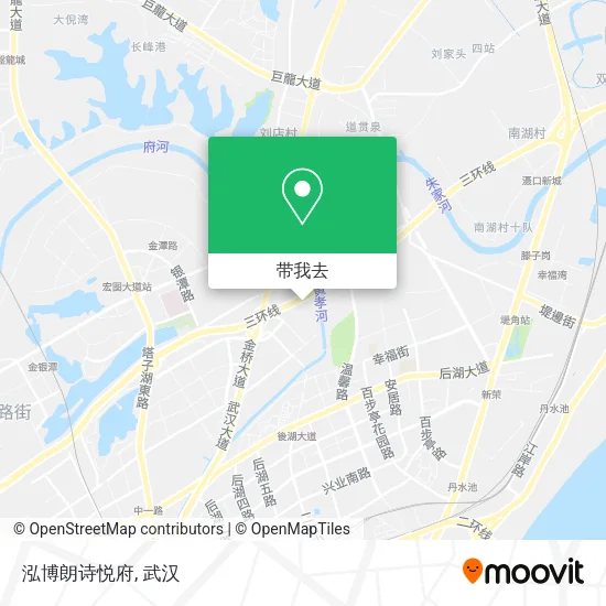 泓博朗诗悦府地图